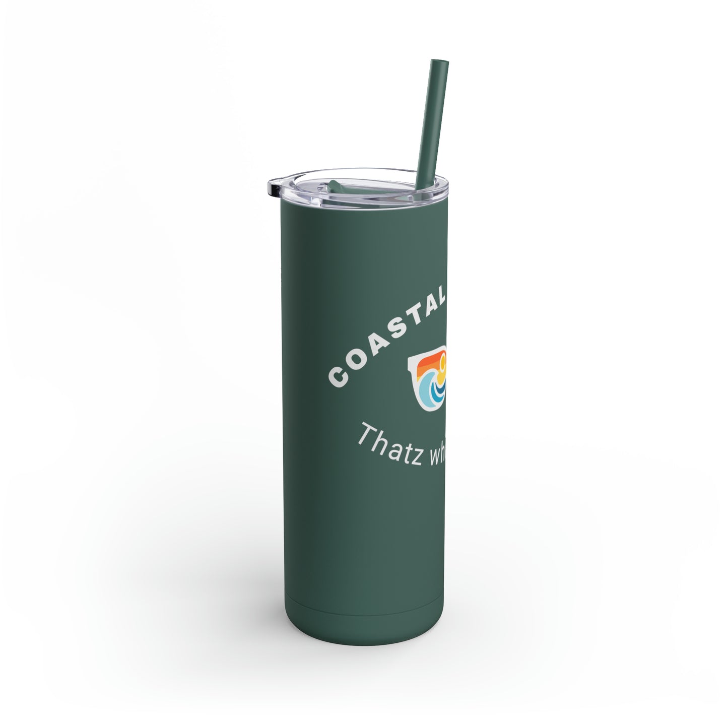 Coastal Maars Maker Skinny Matte Tumbler, 20oz