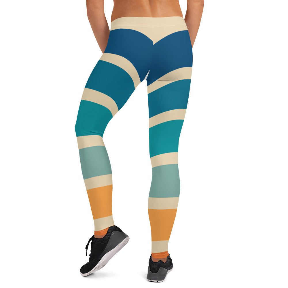 Retro Beach Vibe Leggings