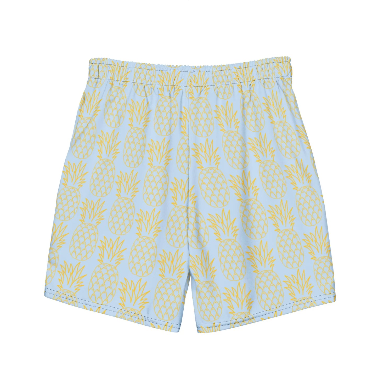 Coastal Pineapple All-Over Print Recycled Swim Trunks - Coastal Journeyz