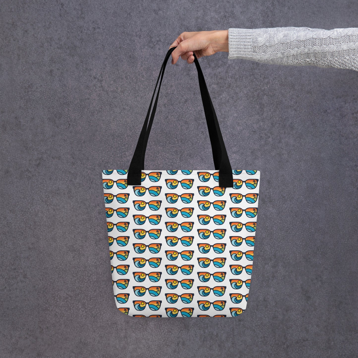 Retro Summer Shade Tote Bag