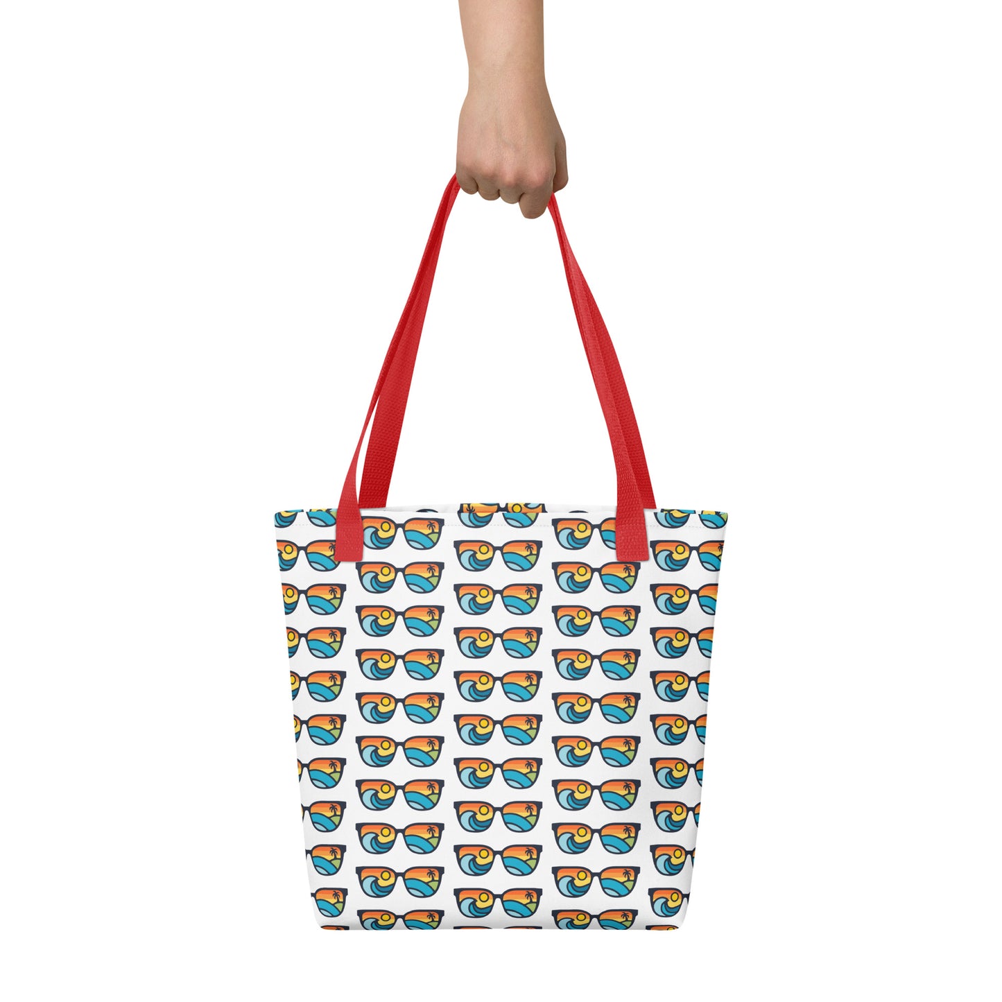 Retro Summer Shade Tote Bag