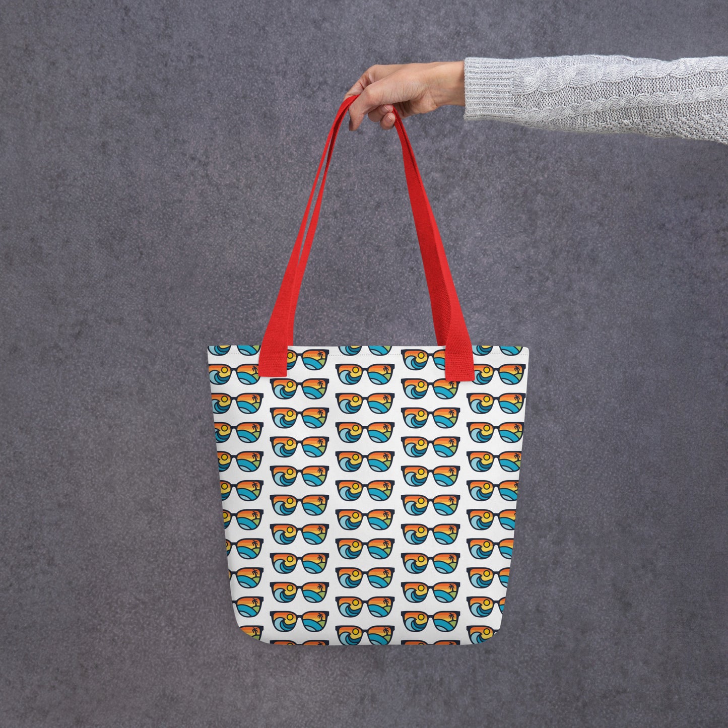 Retro Summer Shade Tote Bag