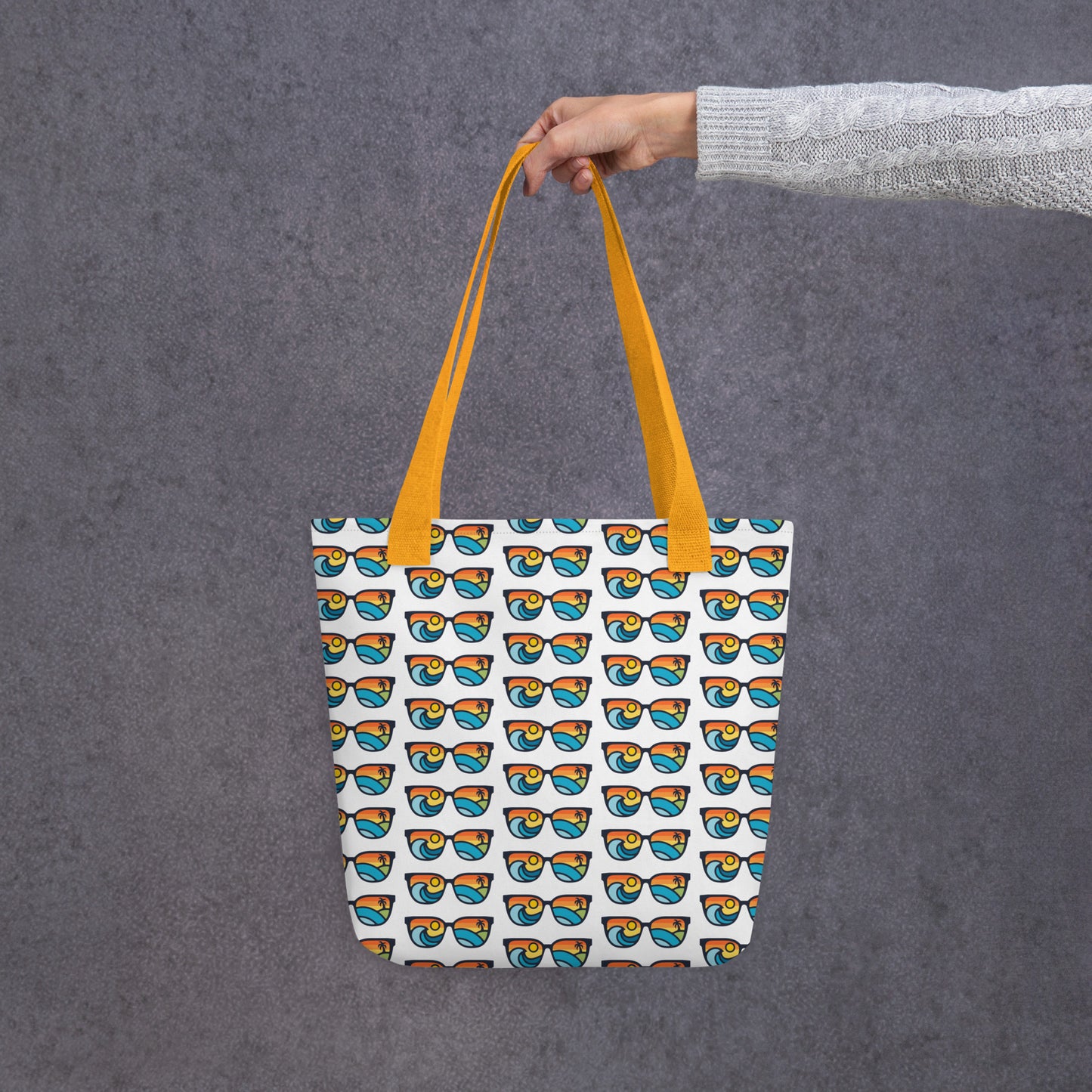 Retro Summer Shade Tote Bag