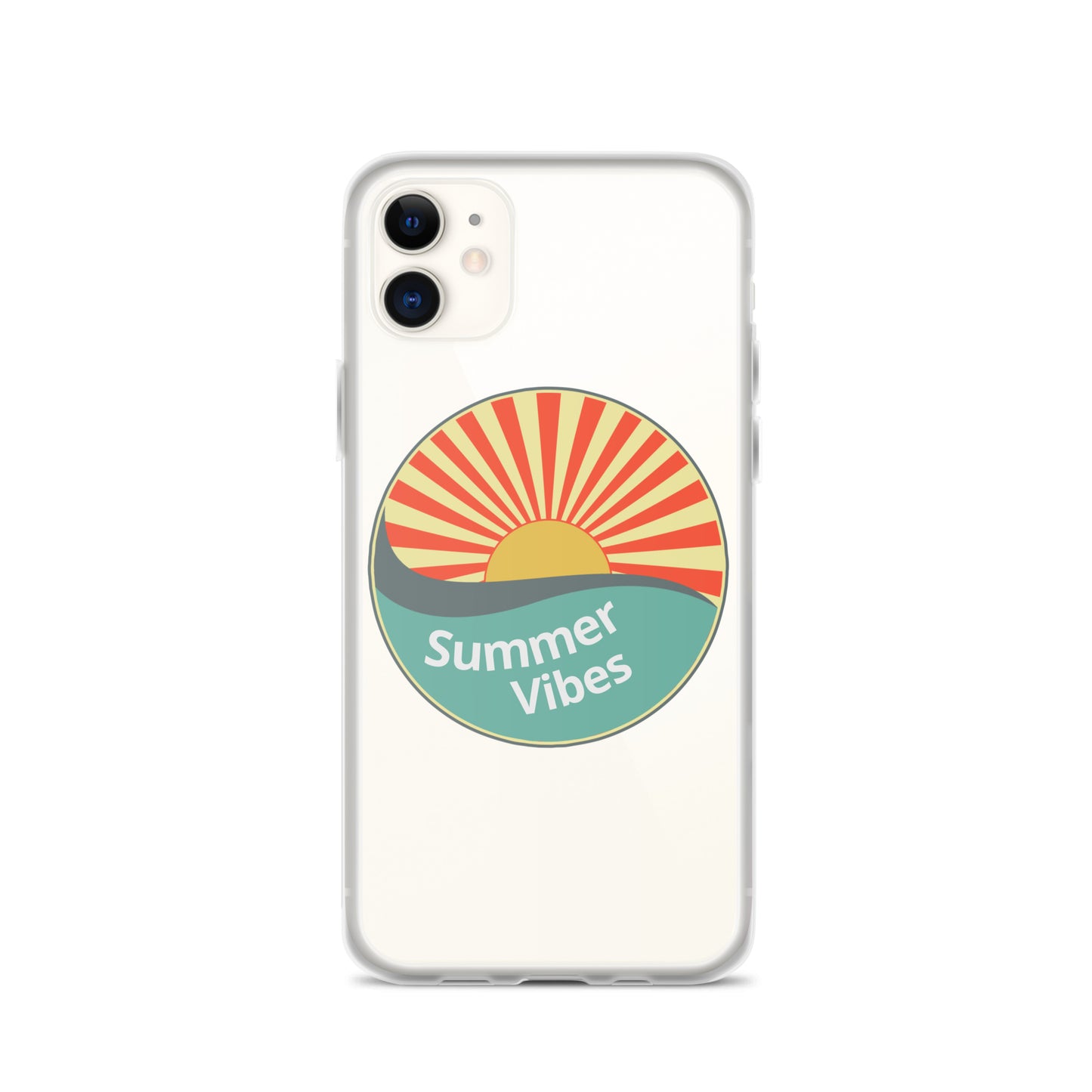 Summer Vibes with this Clear Case cover for iPhone®