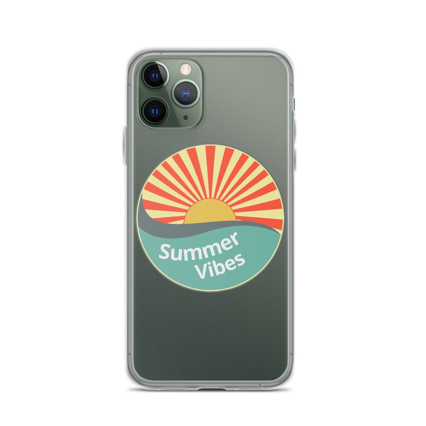 Summer Vibes with this Clear Case cover for iPhone®