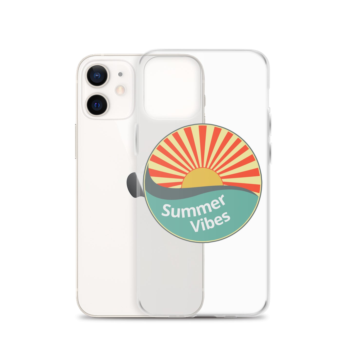 Summer Vibes with this Clear Case cover for iPhone®