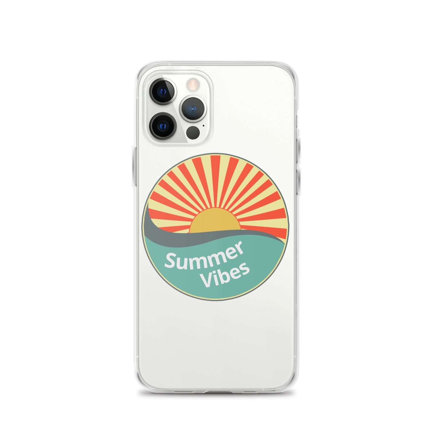 Summer Vibes with this Clear Case cover for iPhone®