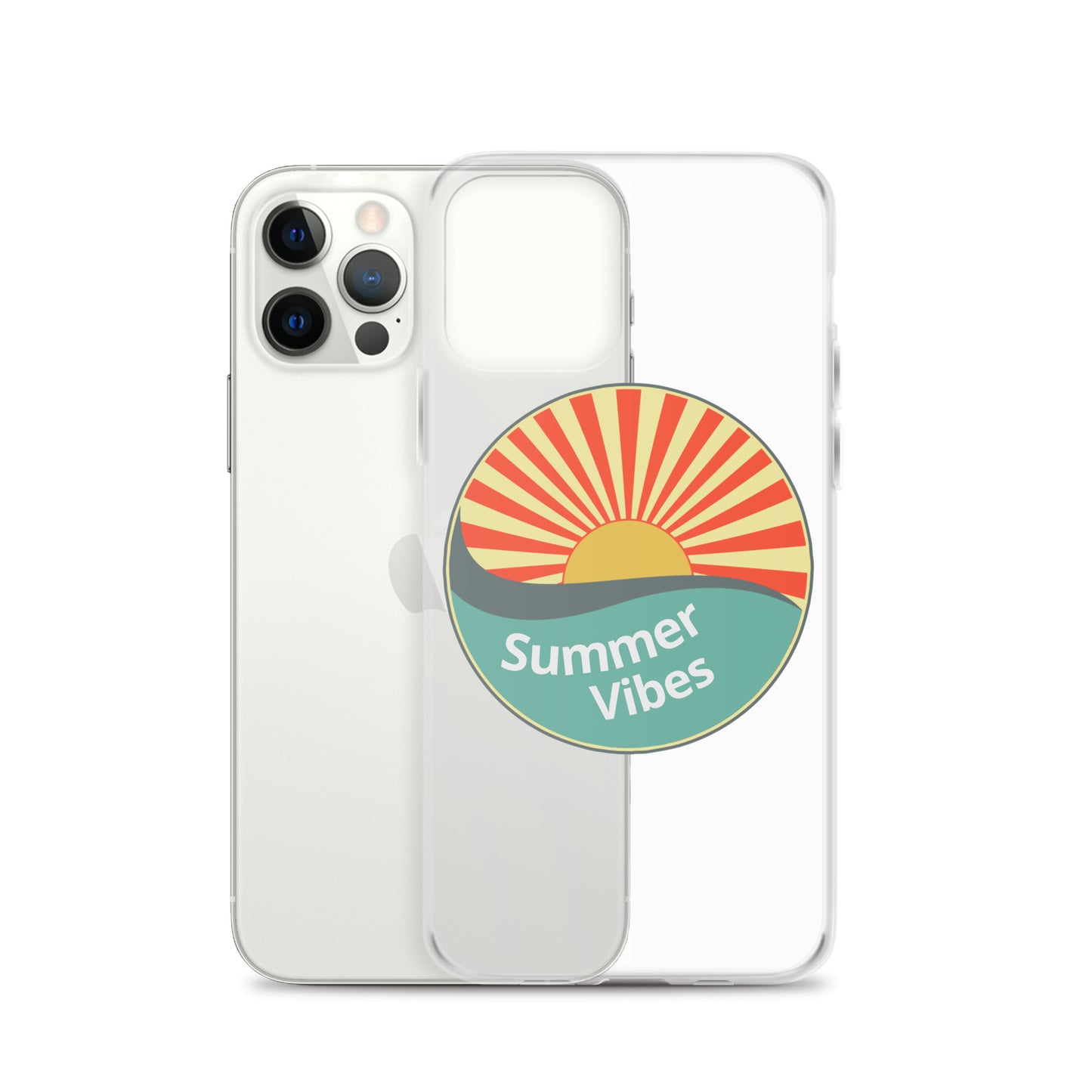 Summer Vibes with this Clear Case cover for iPhone®