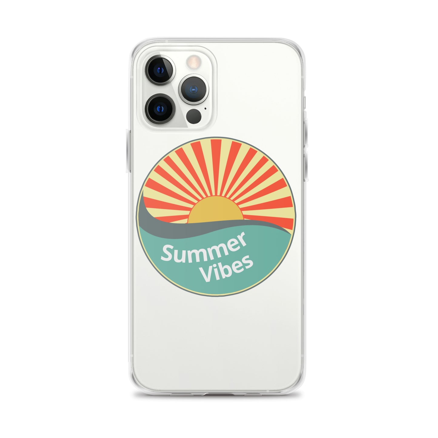 Summer Vibes with this Clear Case cover for iPhone®