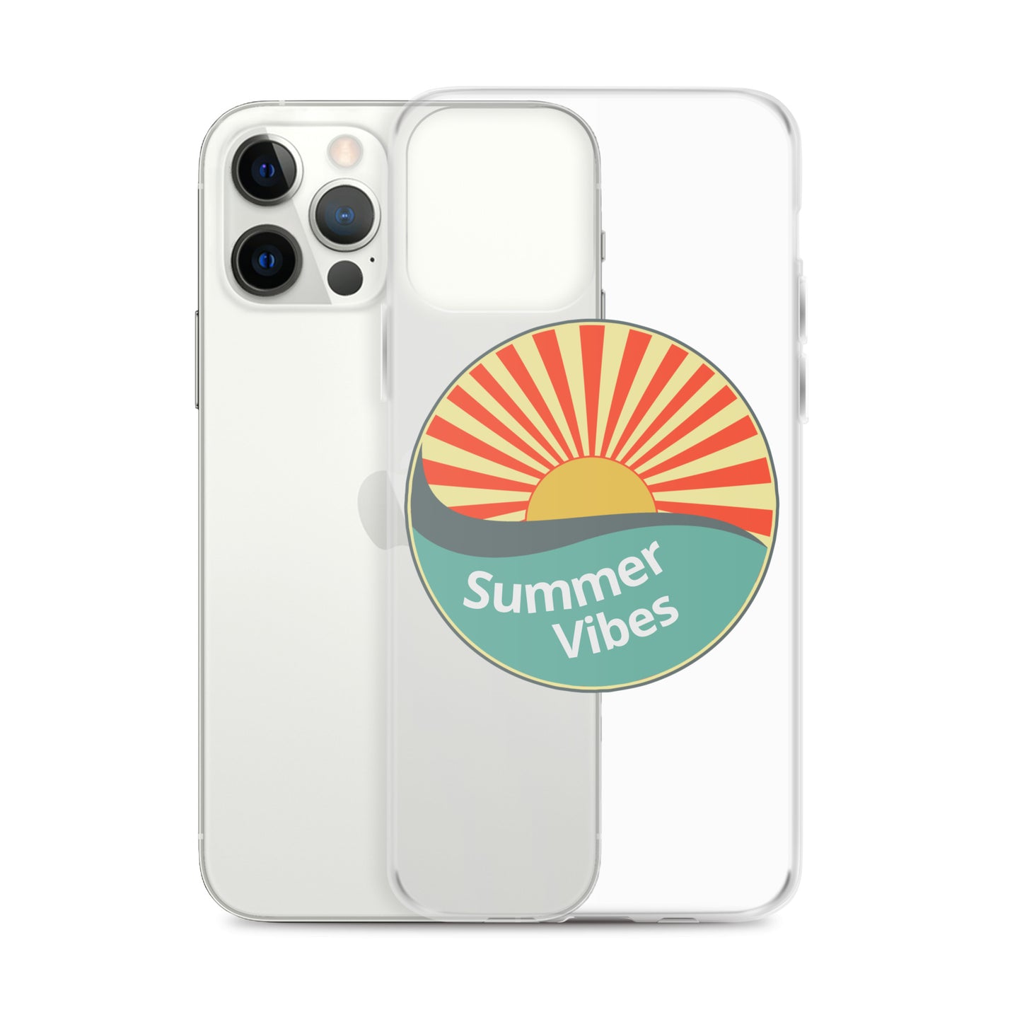 Summer Vibes with this Clear Case cover for iPhone®