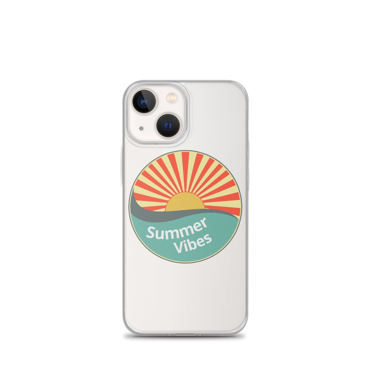 Summer Vibes with this Clear Case cover for iPhone®