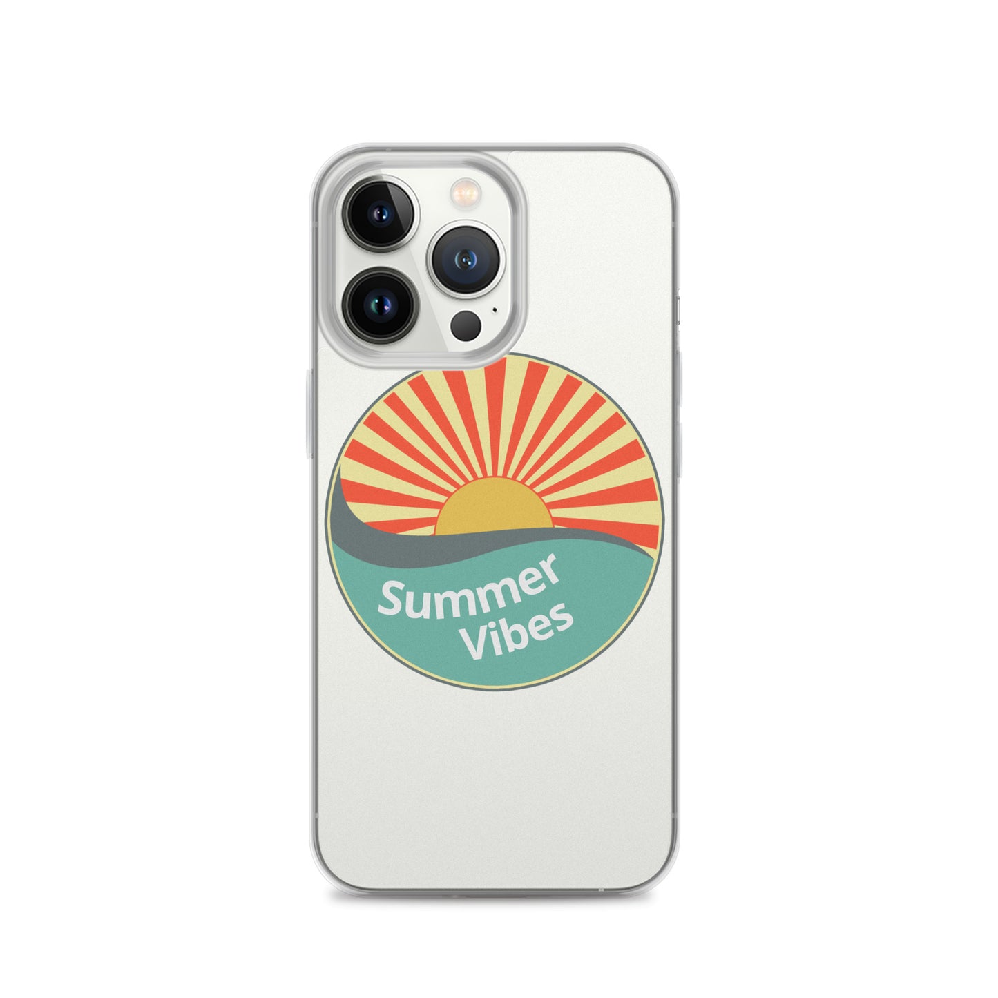 Summer Vibes with this Clear Case cover for iPhone®