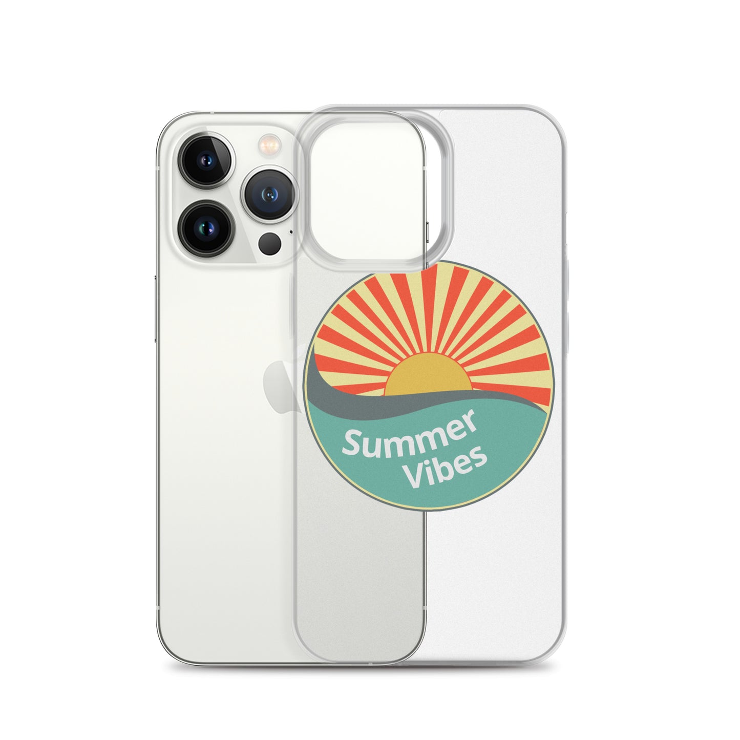 Summer Vibes with this Clear Case cover for iPhone®