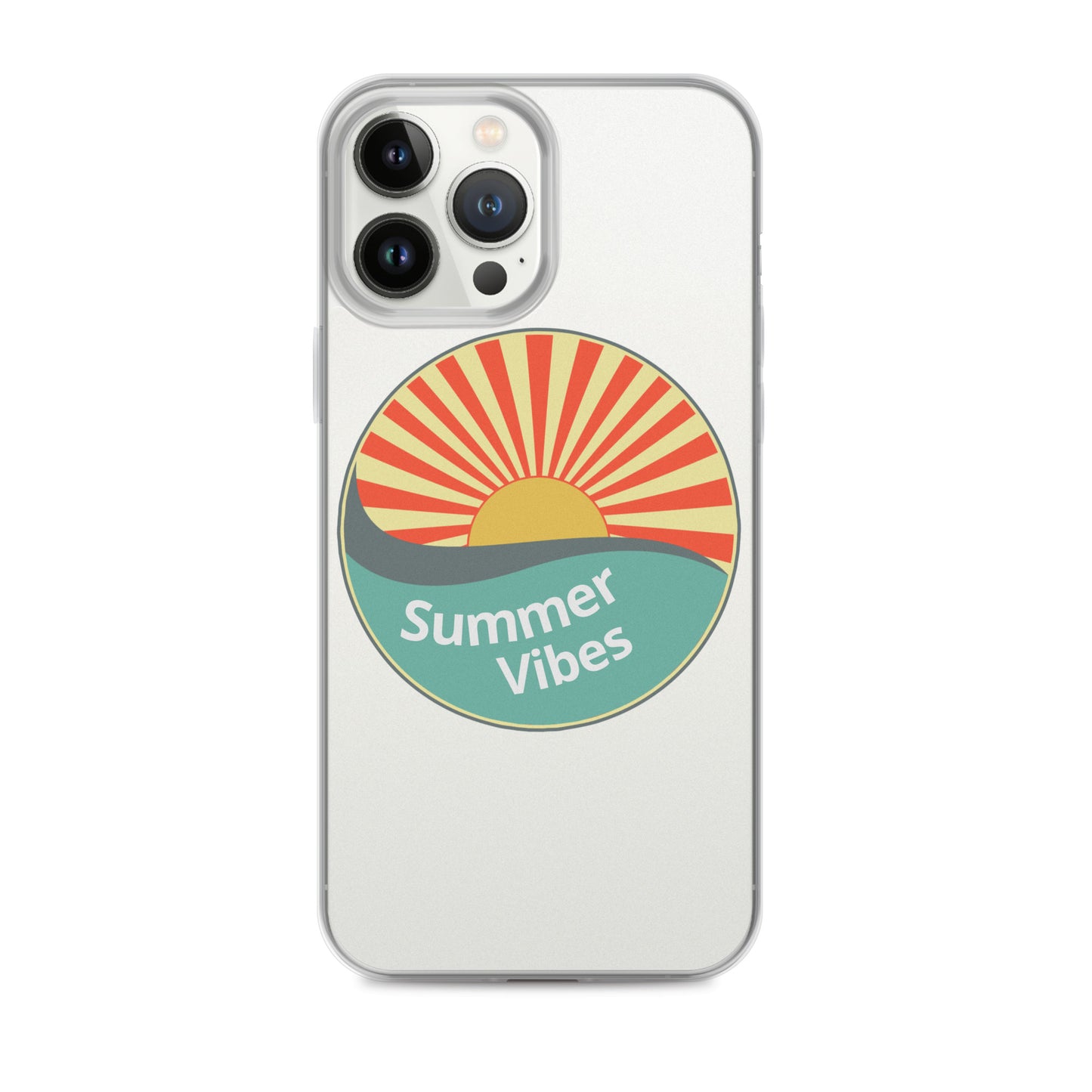 Summer Vibes with this Clear Case cover for iPhone®