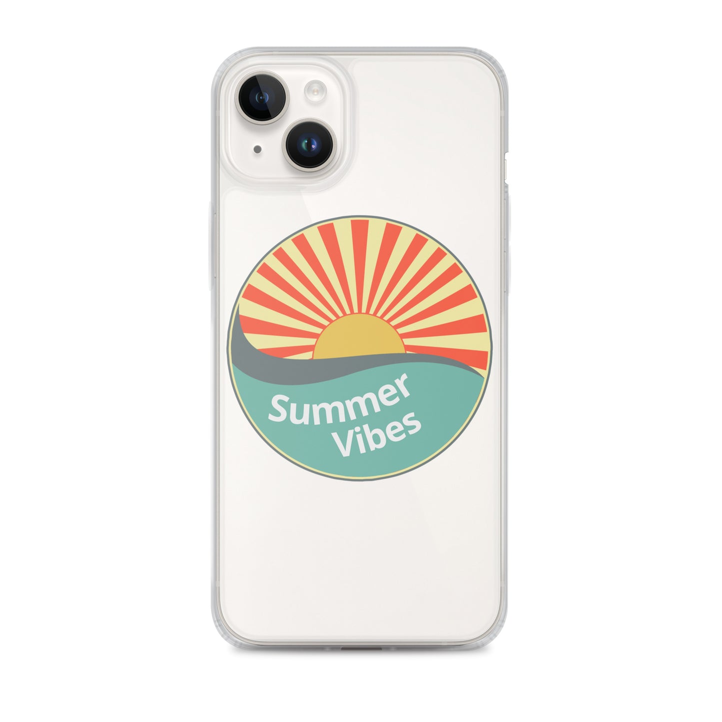 Summer Vibes with this Clear Case cover for iPhone®