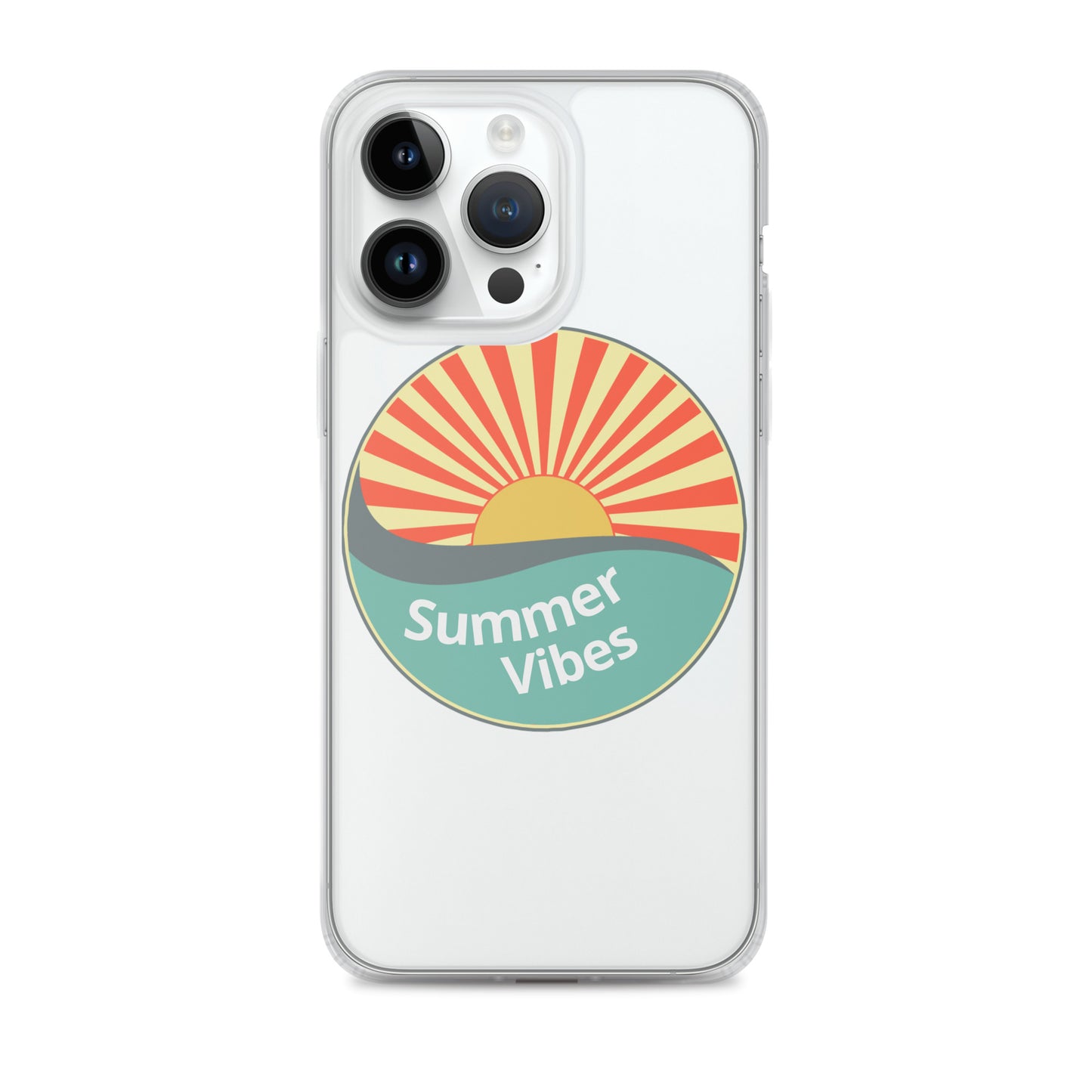 Summer Vibes with this Clear Case cover for iPhone®