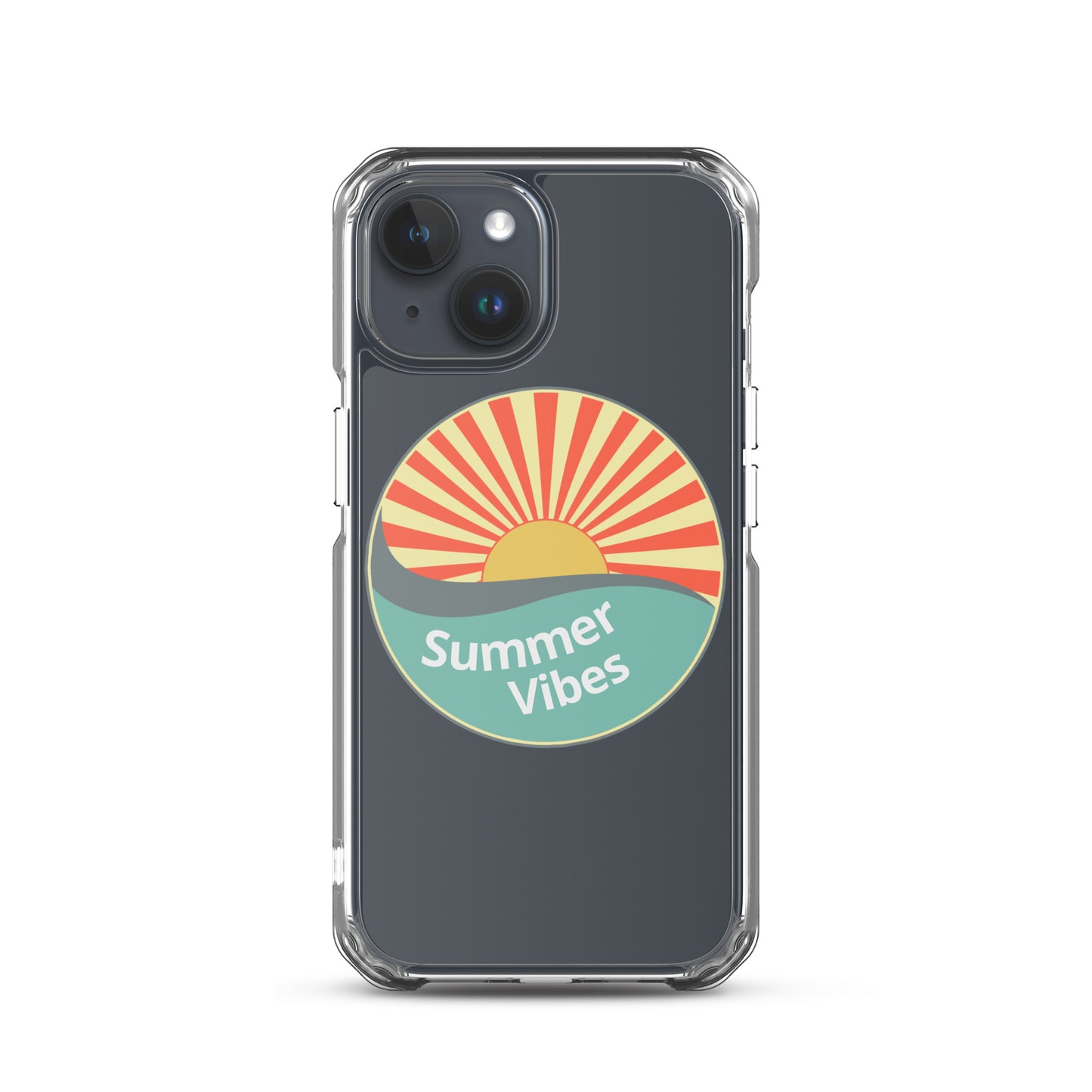 Summer Vibes with this Clear Case cover for iPhone®