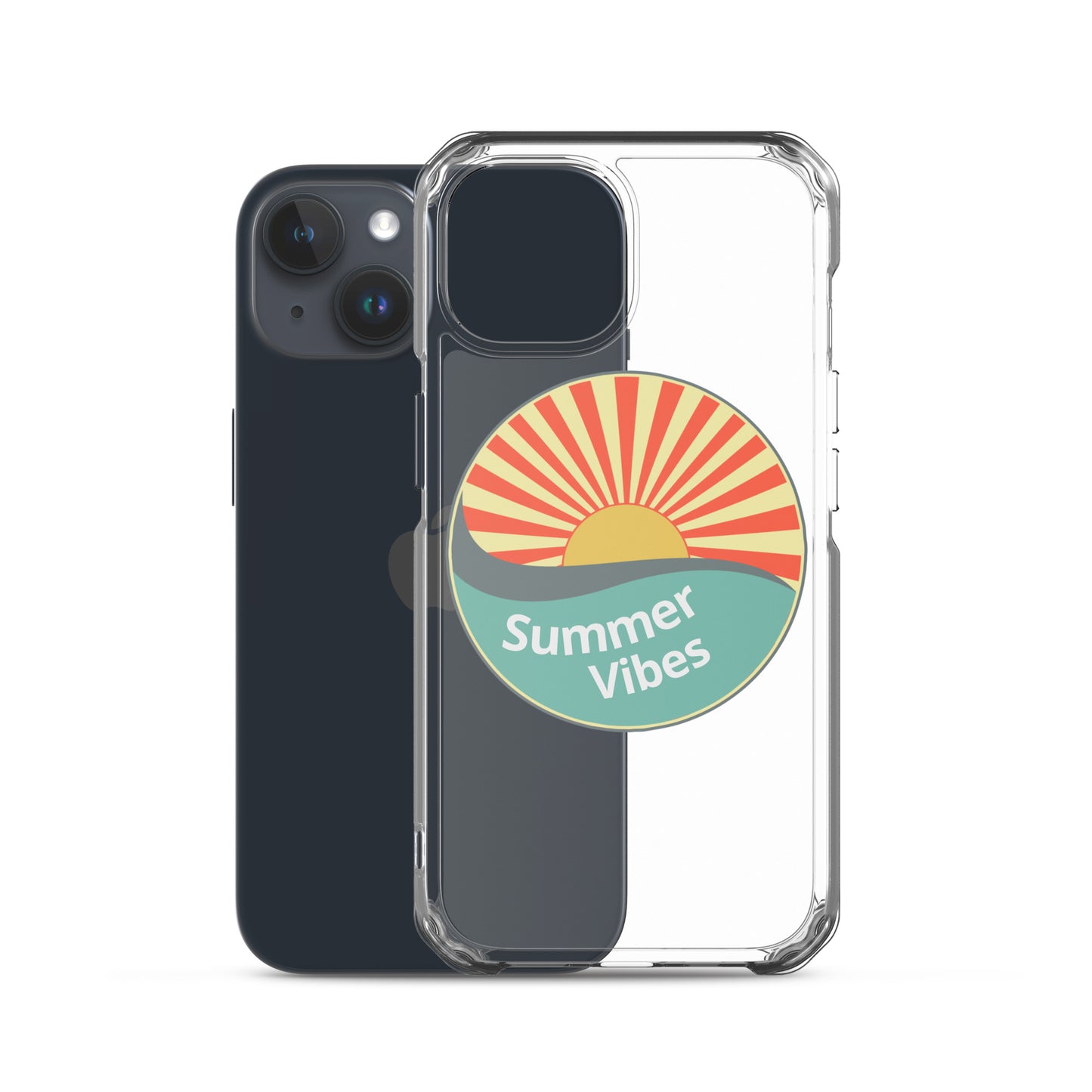 Summer Vibes with this Clear Case cover for iPhone®