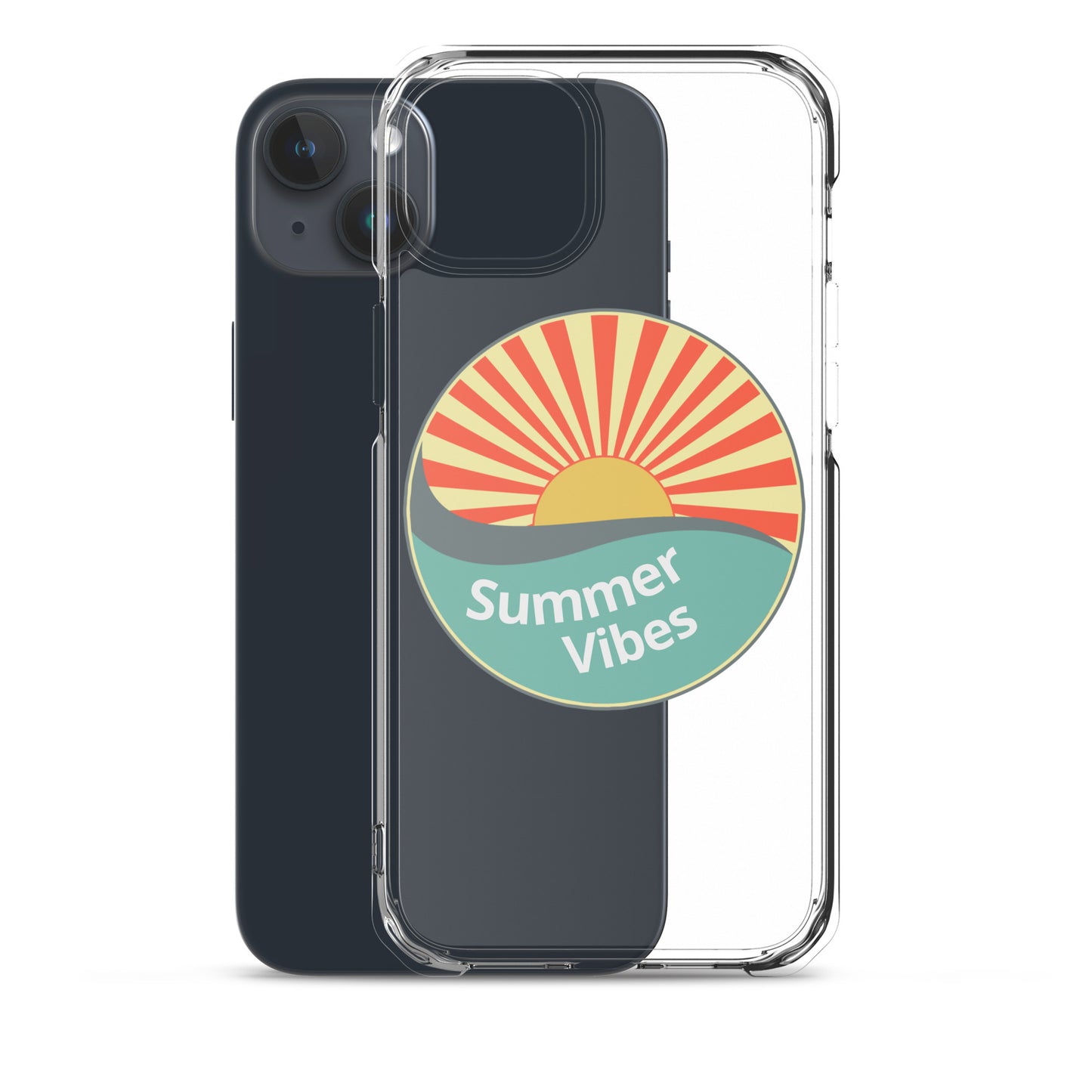 Summer Vibes with this Clear Case cover for iPhone®