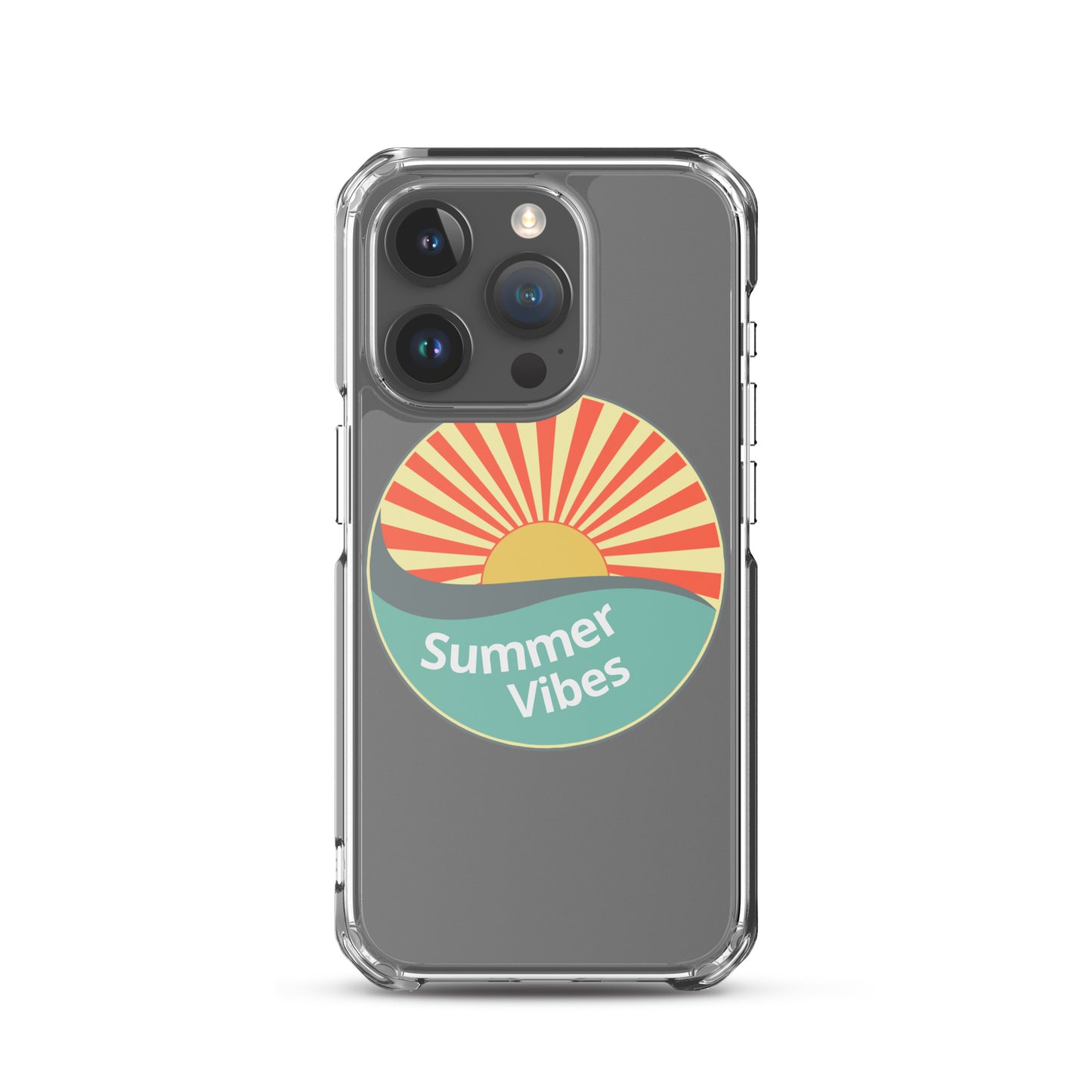 Summer Vibes with this Clear Case cover for iPhone®