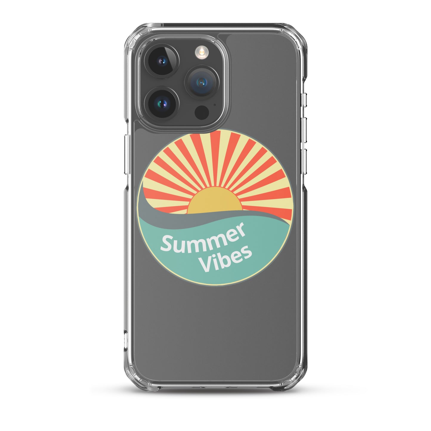 Summer Vibes with this Clear Case cover for iPhone®