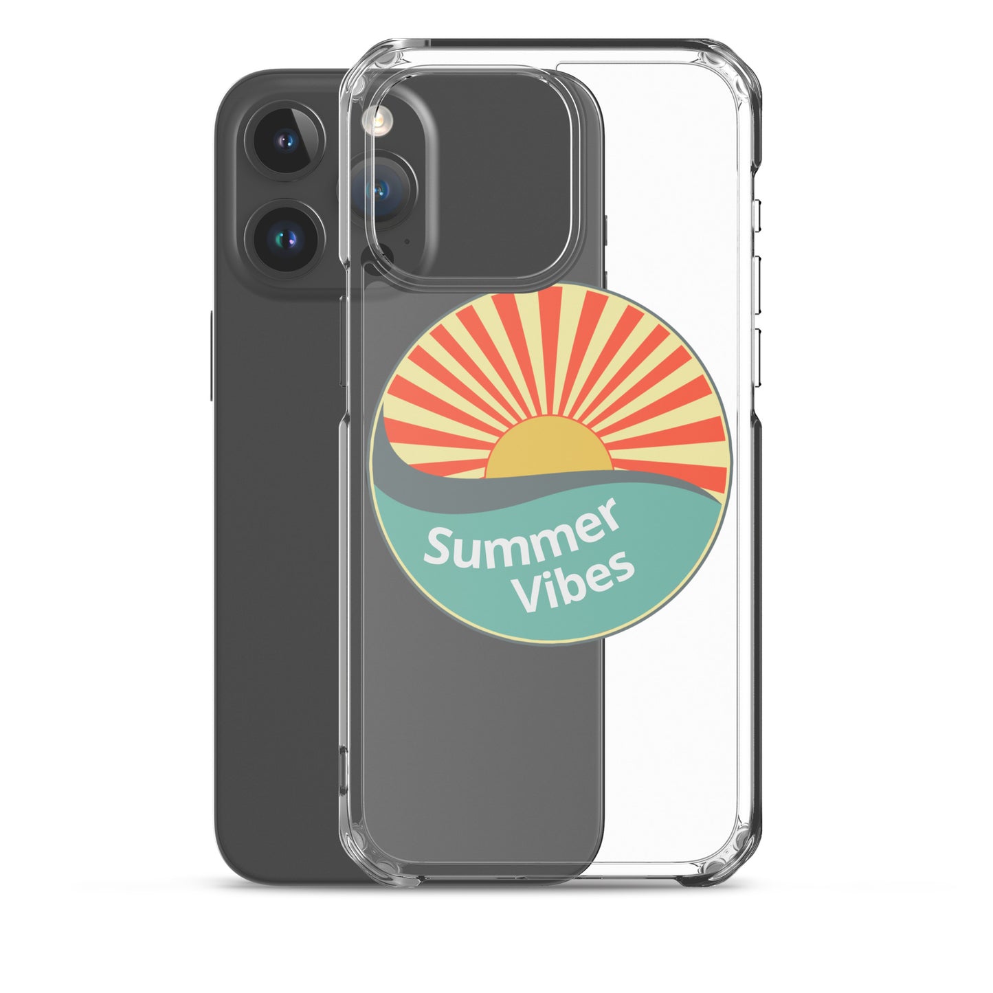 Summer Vibes with this Clear Case cover for iPhone®