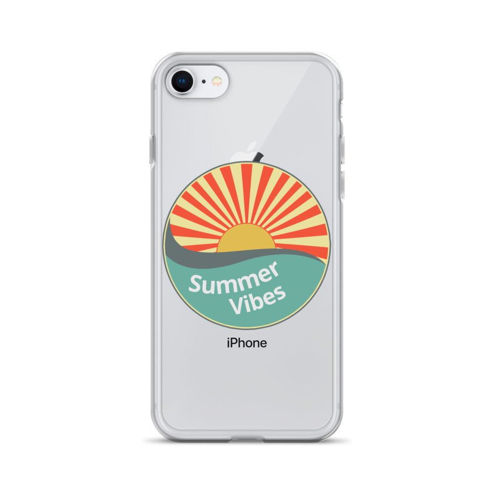 Summer Vibes with this Clear Case cover for iPhone®