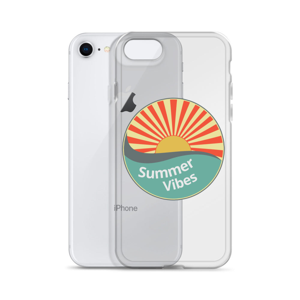 Summer Vibes with this Clear Case cover for iPhone®