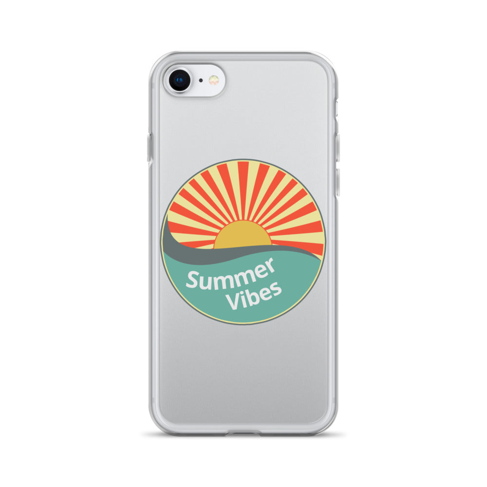 Summer Vibes with this Clear Case cover for iPhone®