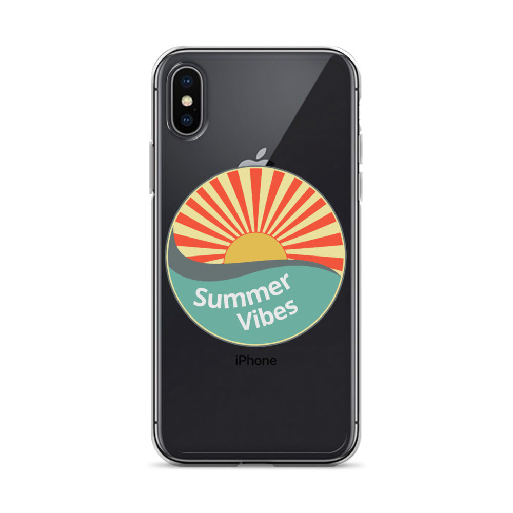 Summer Vibes with this Clear Case cover for iPhone®