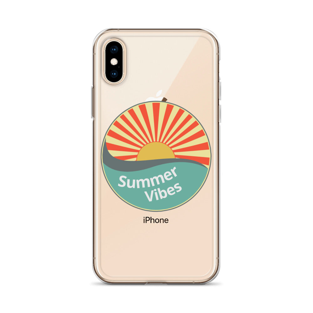 Summer Vibes with this Clear Case cover for iPhone®