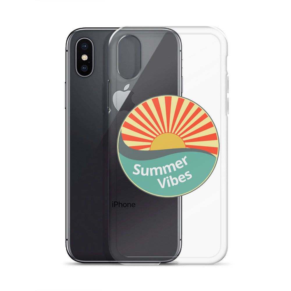 Summer Vibes with this Clear Case cover for iPhone®