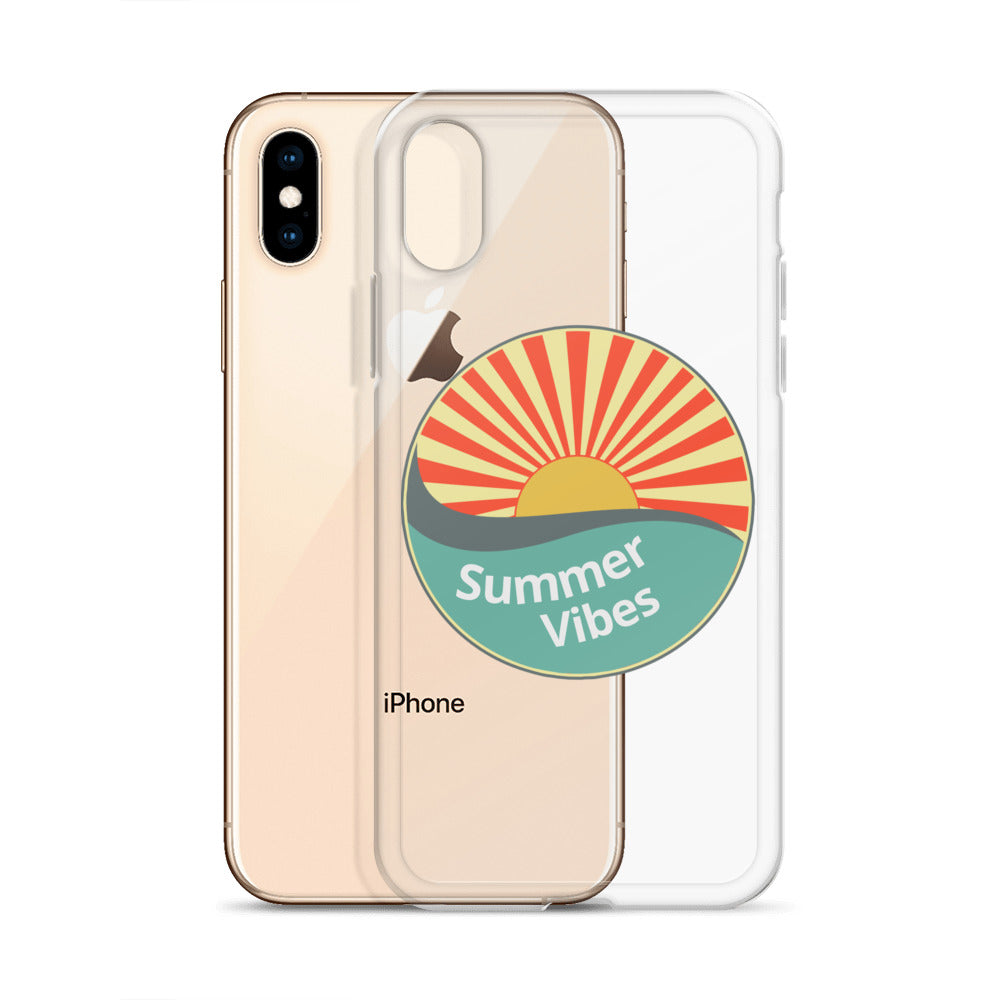 Summer Vibes with this Clear Case cover for iPhone®