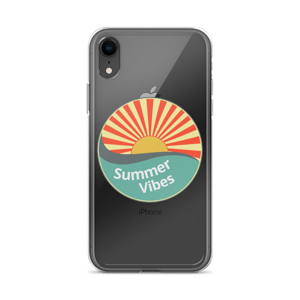 Summer Vibes with this Clear Case cover for iPhone®