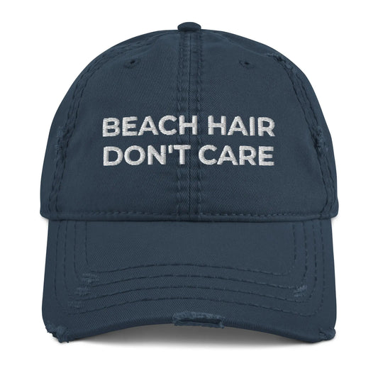 Beach Hair Don't Care - Adult Unisex Baseball Cap Coastal Journeyz