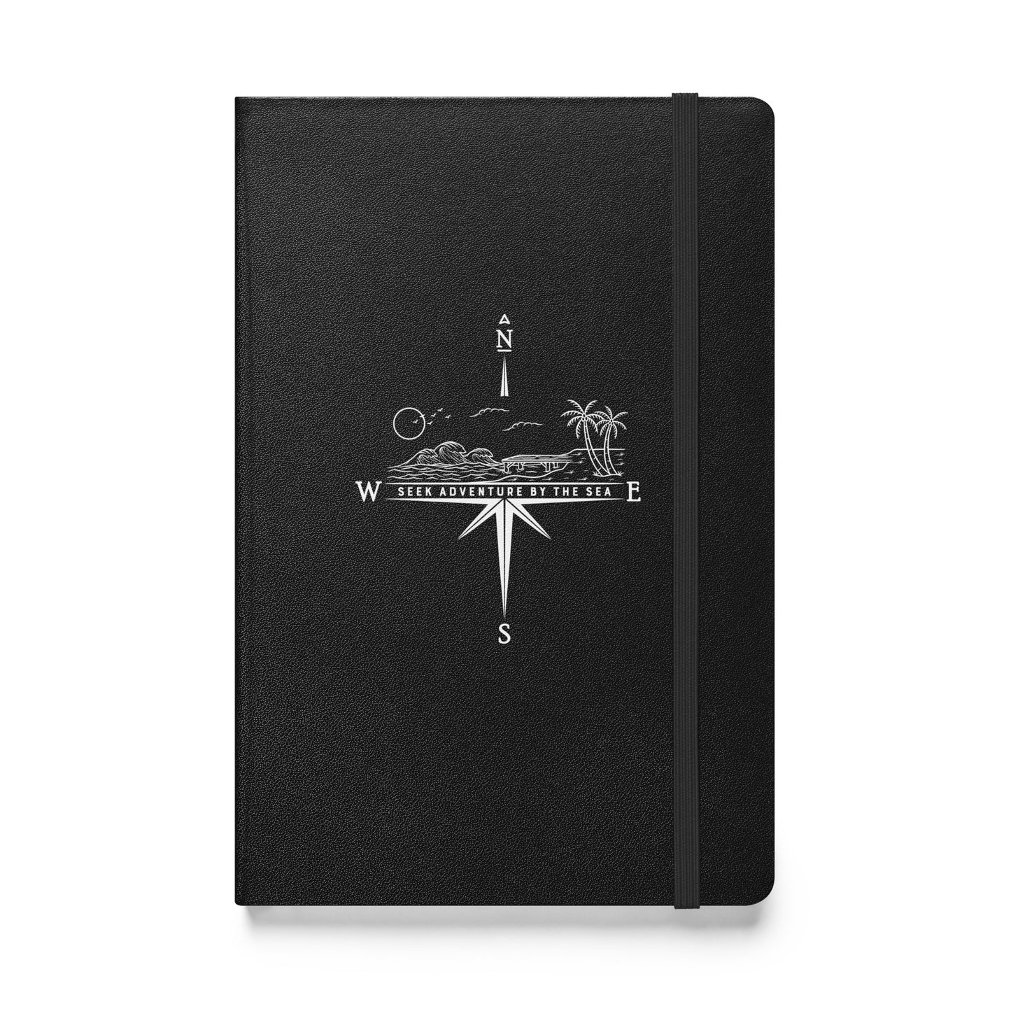 Seek Adventures By The Sea with this Hardcover Bound Journal Notebook