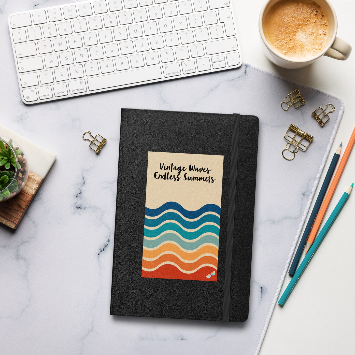 Endless Summers with this Hardcover Bound Journal Notebook