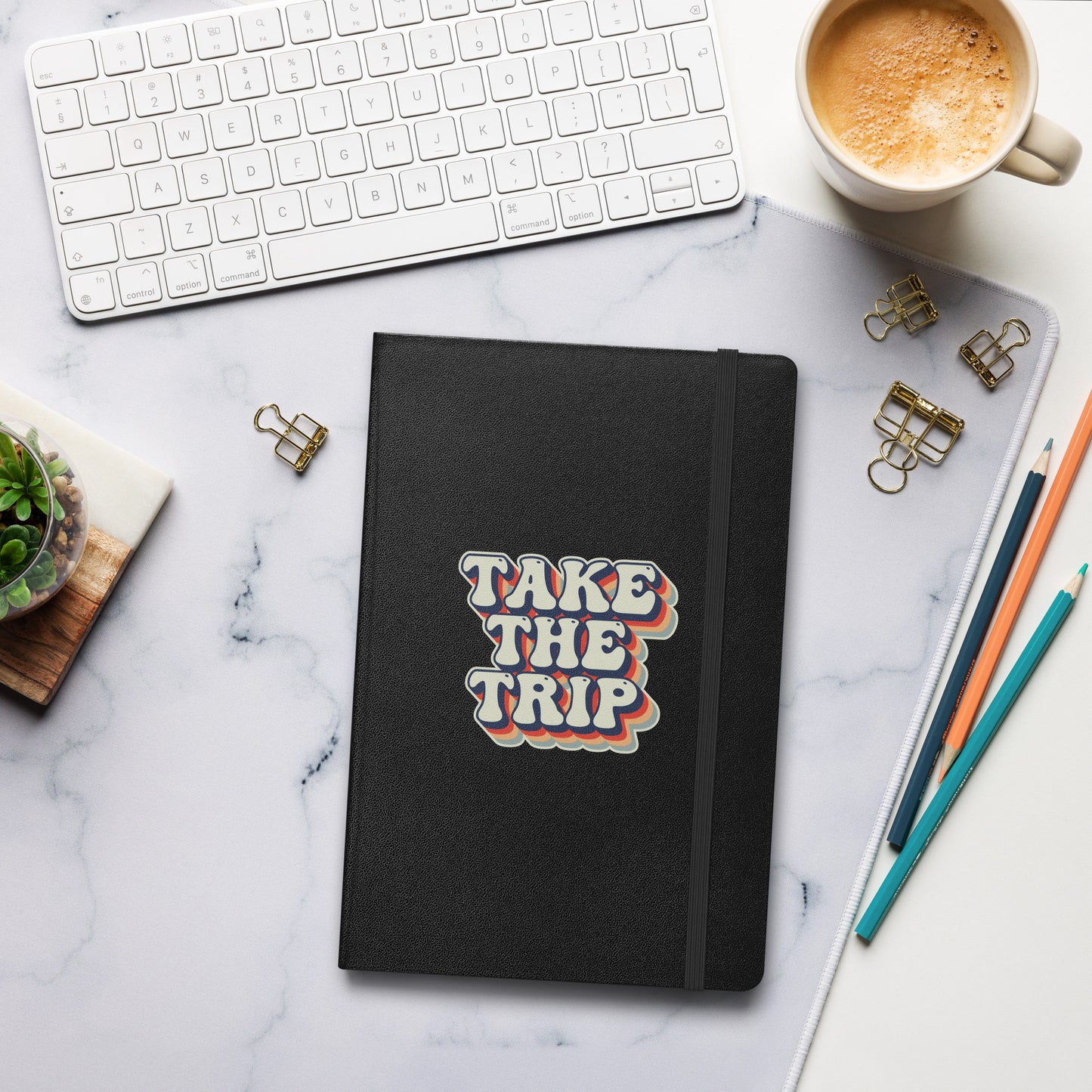 Take The Trip with this Hardcover Bound Journal Notebook