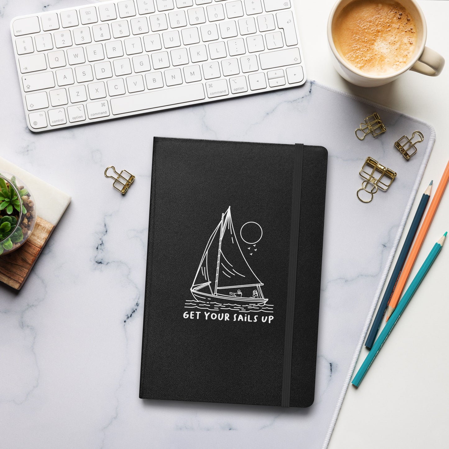 Get Your Sails Up with this Hardcover Bound Journal Notebook