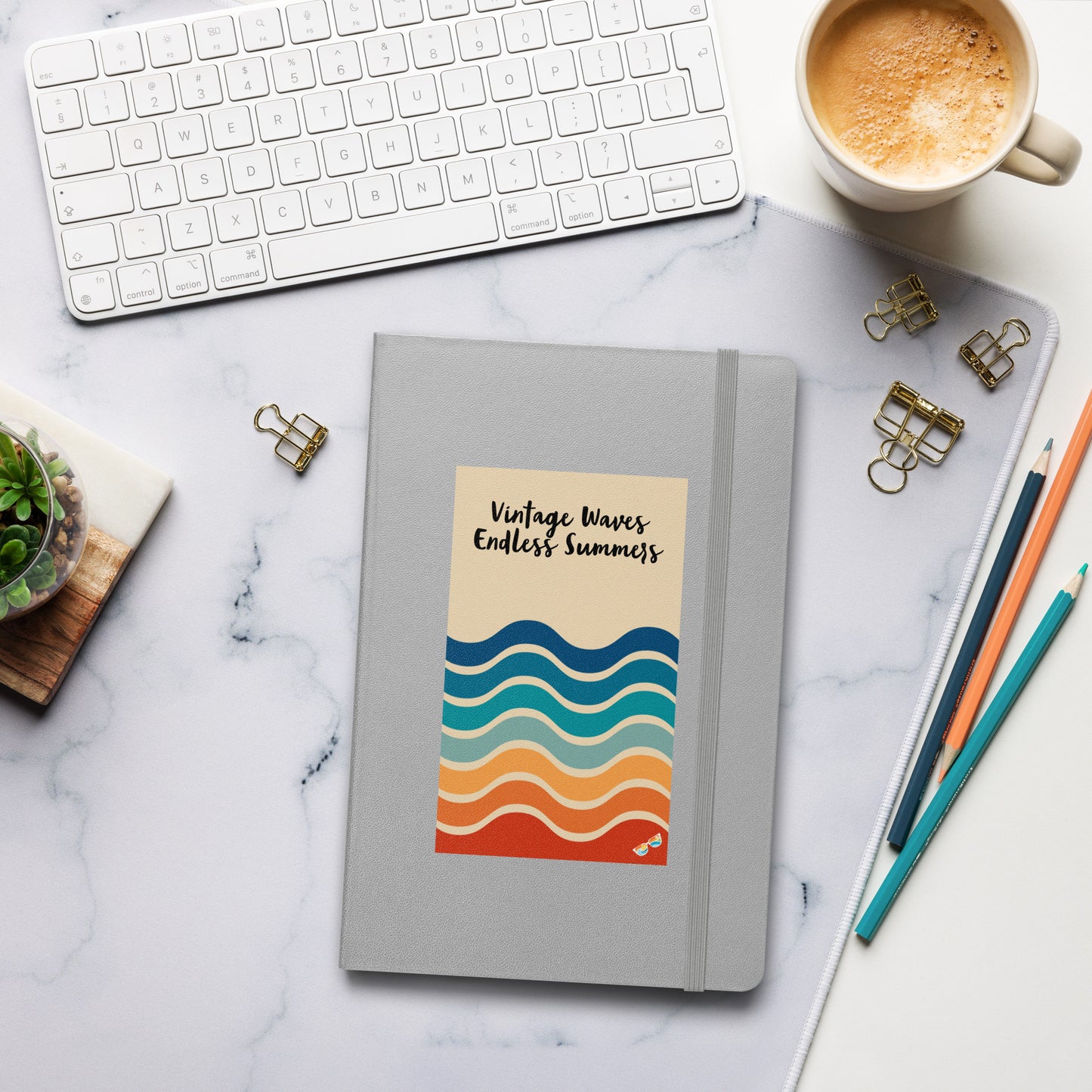 Endless Summers with this Hardcover Bound Journal Notebook