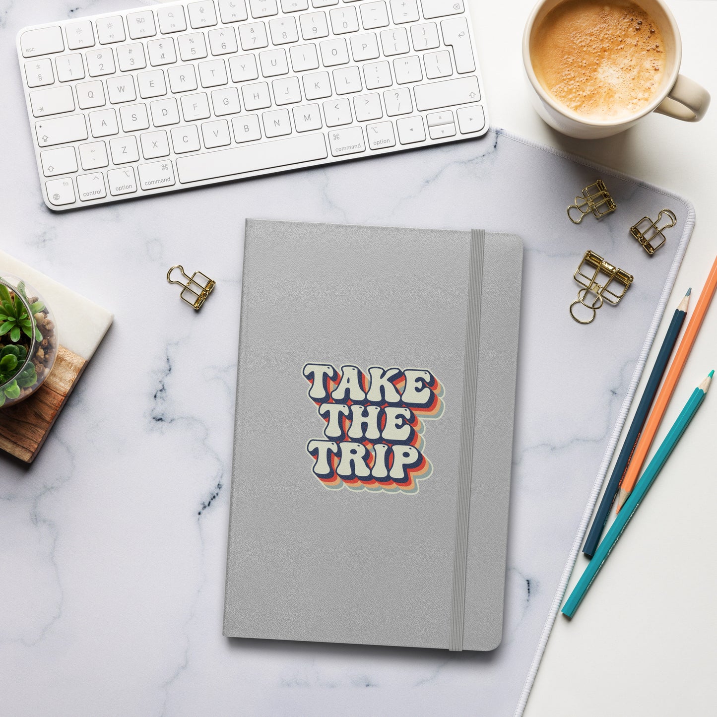 Take The Trip with this Hardcover Bound Journal Notebook