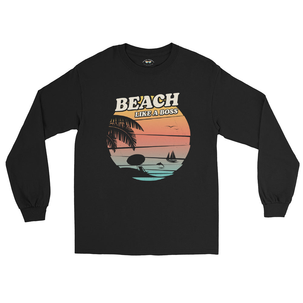 Beach Like A Boss with this Coastal Journeyz Adult Long Sleeve T-Shirt