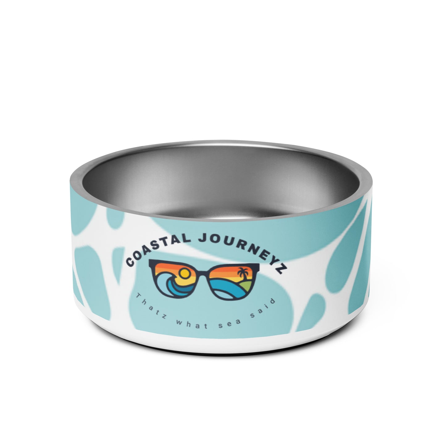 Coastal Journeyz Pet bowl for their beach vacations