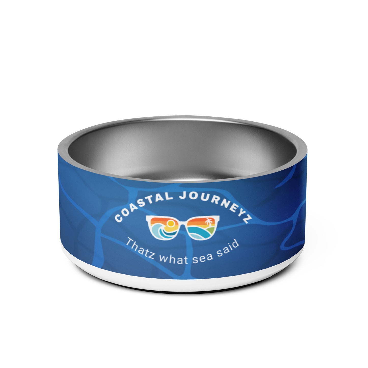 Ocean Blue Pet Bowl