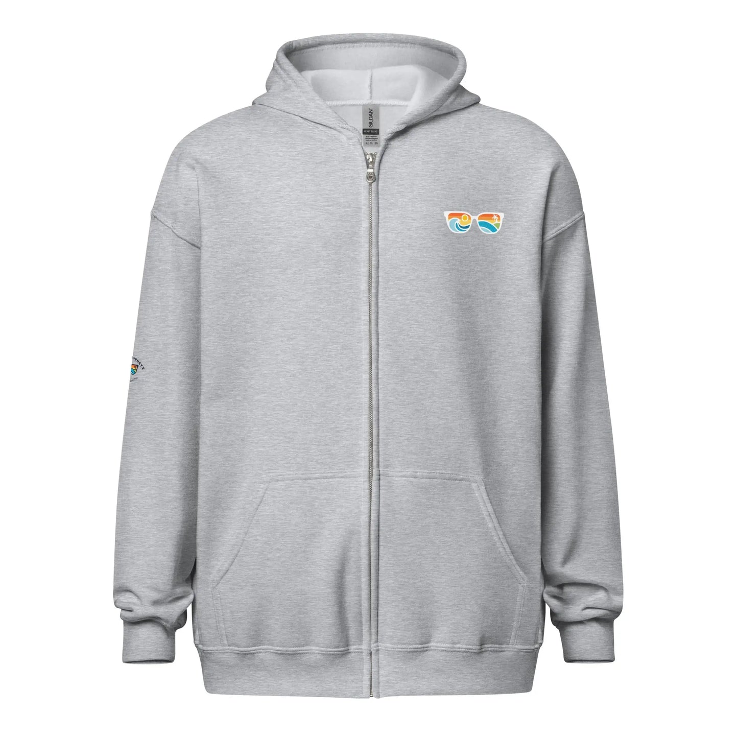 Coastal Journeyz Heavy Blend Zip Hoodie (Unisex) - Coastal Journeyz