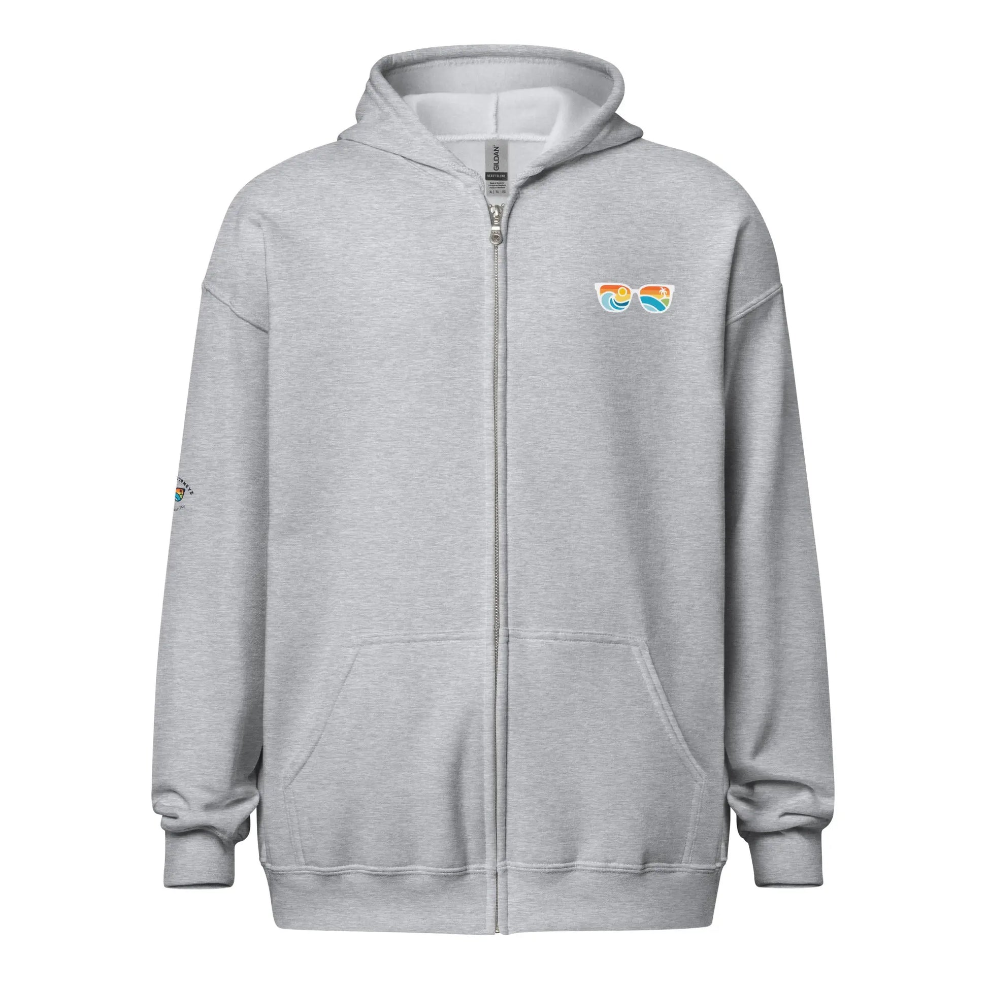 Coastal Journeyz Heavy Blend Zip Hoodie (Unisex) - Coastal Journeyz