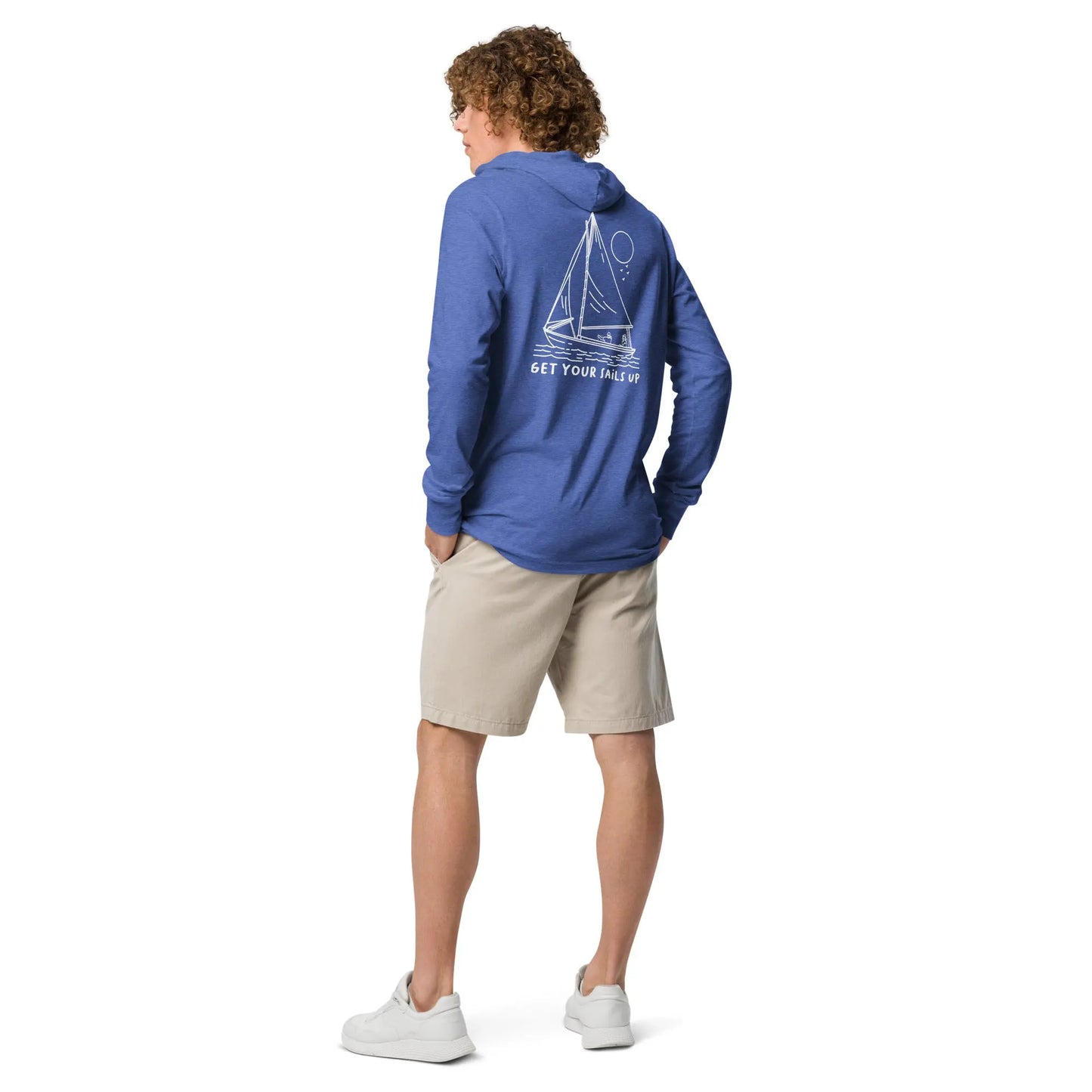 Get Your Sails Up Hooded Long Sleeve (Unisex) - Coastal Journeyz