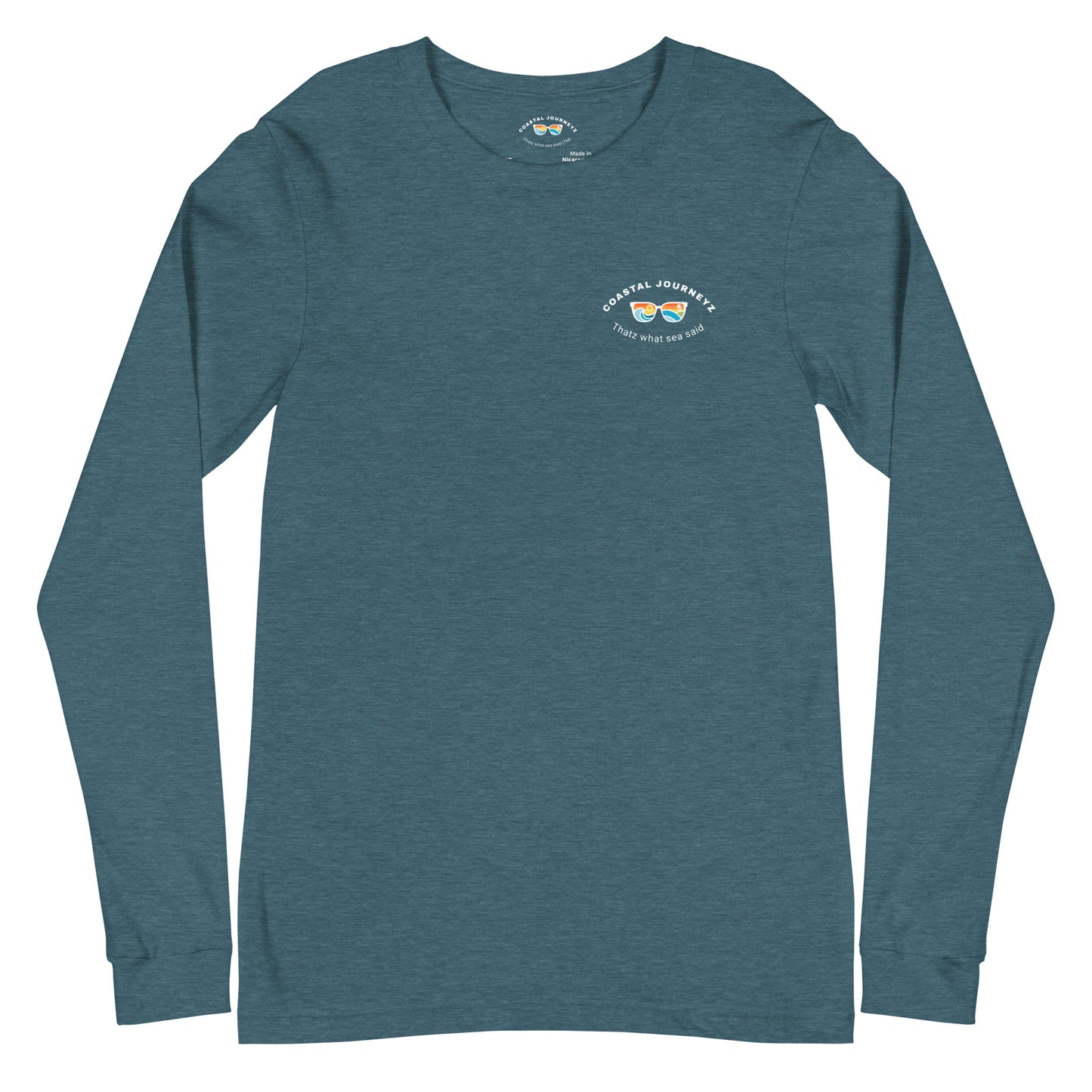 Seek Adventure By The Sea with the Coastal Journeyz Adult Long Sleeve Shirt