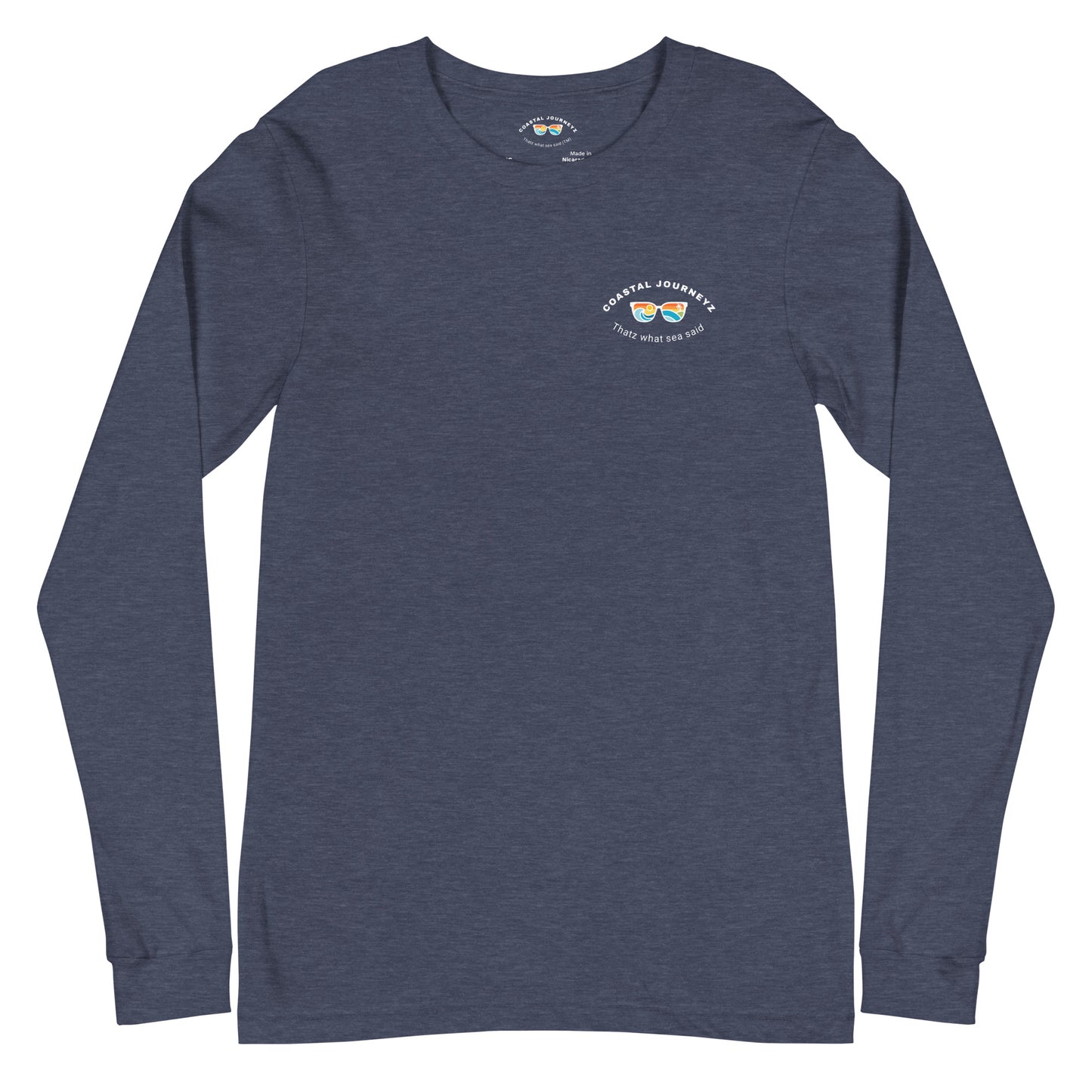 Seek Adventure By The Sea with the Coastal Journeyz Adult Long Sleeve Shirt