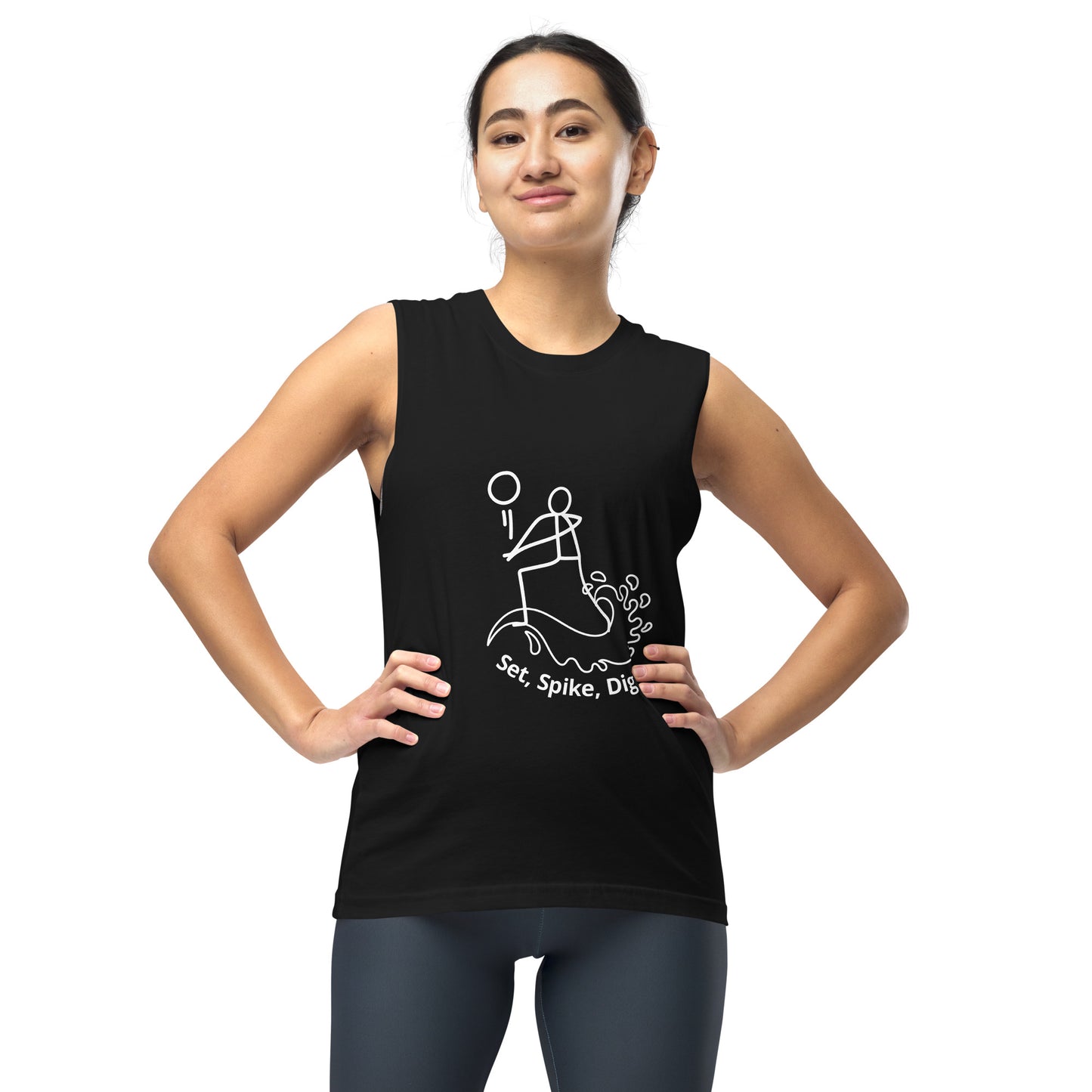 Beach Volleyball Adult Muscle Shirt